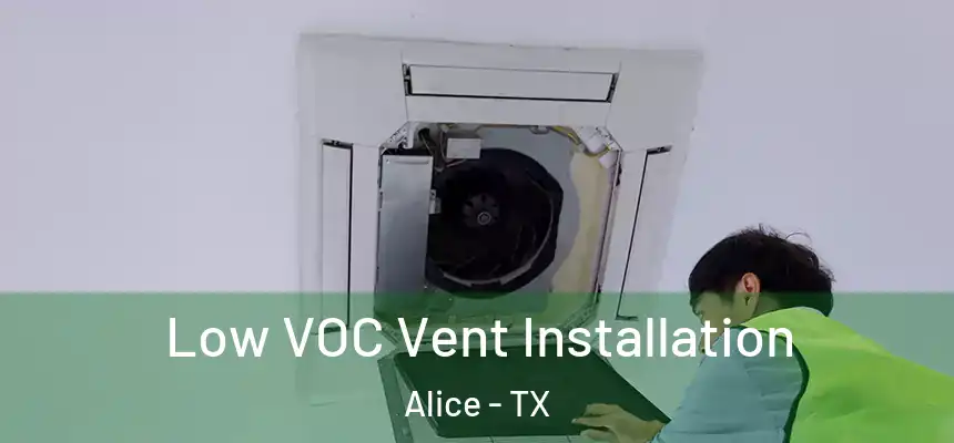 Low VOC Vent Installation Alice - TX